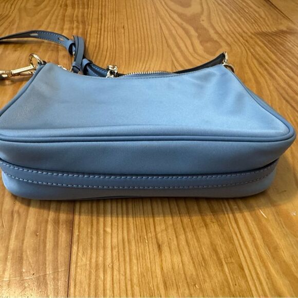 Michael Kors Jet Set Charm Medium Nylon Gabardine Crossbody Bag Chambray - Picture 12 of 12